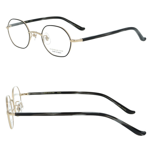 NOVA ノバ メガネ H-3119 C-2/5/8 45mm 日本製 HAND MADE ITEM 3color