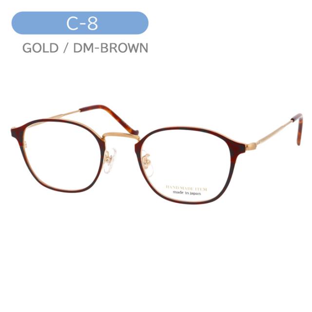 NOVA ノバ メガネ H-3123 C-3/5/6/7/8 46mm 5color 日本製 HAND MADE ITEM