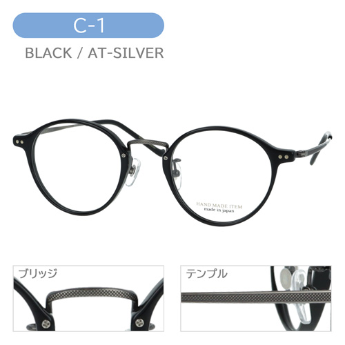 NOVA ノバ メガネ H-5037 C-1/5/6/7 47mm 日本製 HAND MADE ITEM 5color