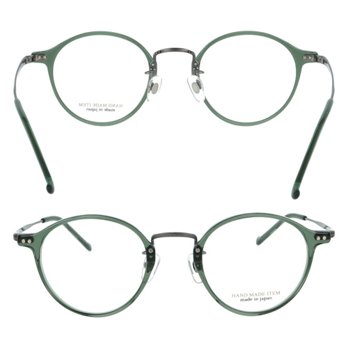 NOVA ノバ メガネ H-5037 C-1/5/6/7 47mm 日本製 HAND MADE ITEM 5color