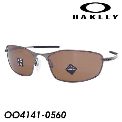 OAKLEY オークリー 偏光サングラス WHISKER OO4141-0560 60mm Tungsten