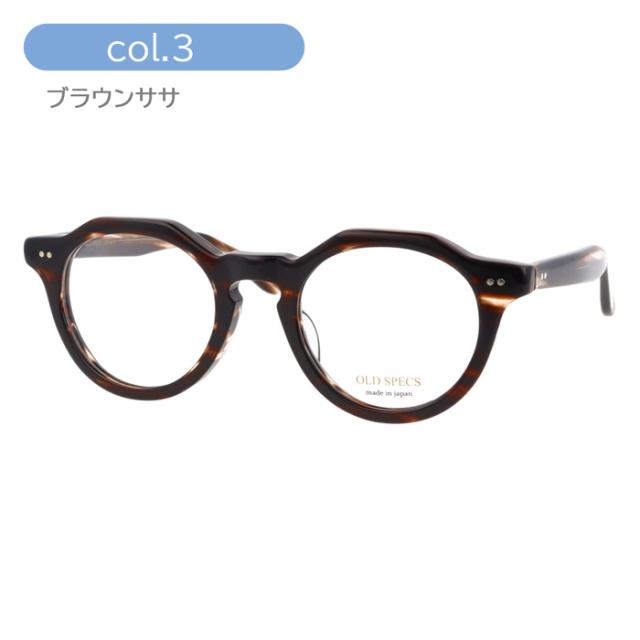 OLD SPECS オールドスペックス メガネ OS-4030 C-1/2/3/4/5 47mm 5color 日本製 HAND MADE ITEM