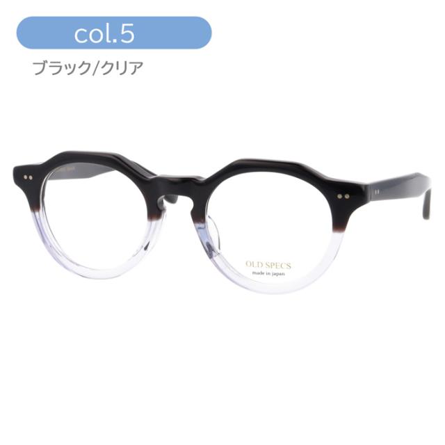 OLD SPECS オールドスペックス メガネ OS-4030 C-1/2/3/4/5 47mm 5color 日本製 HAND MADE ITEM