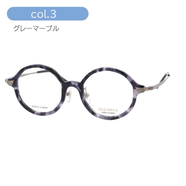 OLD SPECS オールドスペックス メガネ OS-5041 C-1/2/3/4/5/6 45mm 6color 日本製 HAND MADE ITEM
