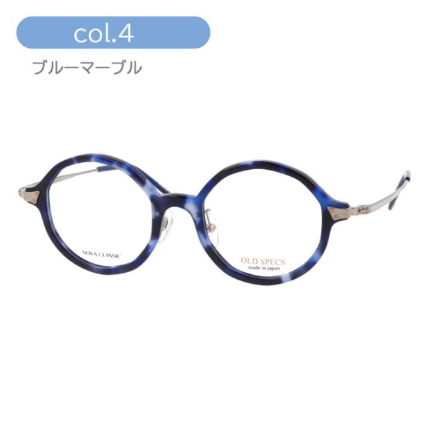 OLD SPECS オールドスペックス メガネ OS-5041 C-1/2/3/4/5/6 45mm 6color 日本製 HAND MADE ITEM