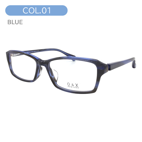 O&X NEW YORK オーアンドエックス メガネ OP-J61 col.01/02/03/05 55mm 日本製 スクエア 4color