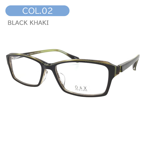 O&X NEW YORK オーアンドエックス メガネ OP-J61 col.01/02/03/05 55mm 日本製 スクエア 4color