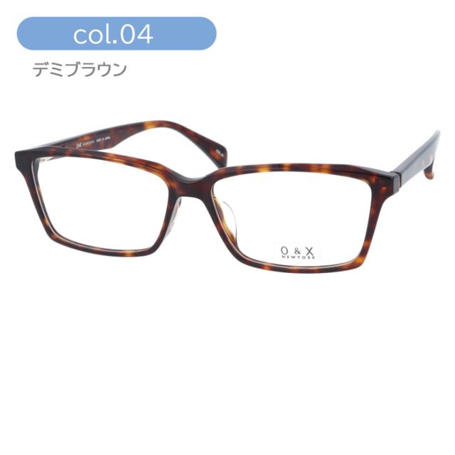O&X NEW YORK オーアンドエックス メガネ OP-J65 col.01/02/04 57mm 日本製 鯖江 3color