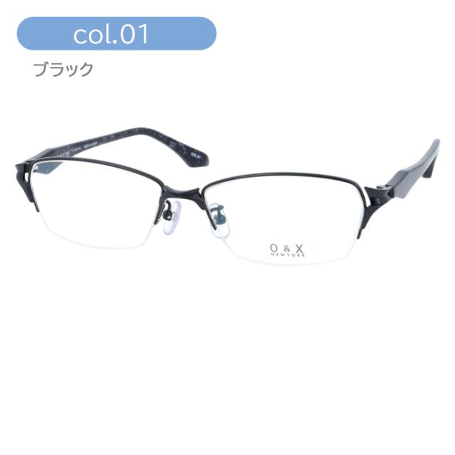 O&X NEW YORK オーアンドエックス メガネ OT-8071J col.01/02/03/04/05 48mm 日本製 鯖江 チタニウム 5color