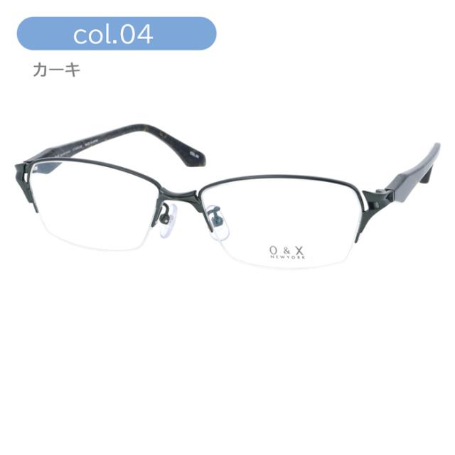 O&X NEW YORK オーアンドエックス メガネ OT-8071J col.01/02/03/04/05 48mm 日本製 鯖江 チタニウム 5color