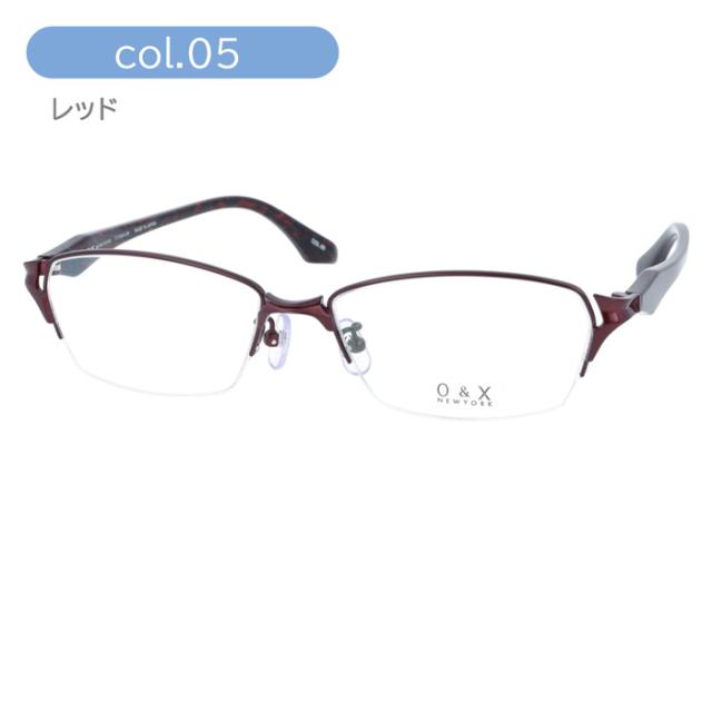 O&X NEW YORK オーアンドエックス メガネ OT-8071J col.01/02/03/04/05 48mm 日本製 鯖江 チタニウム 5color