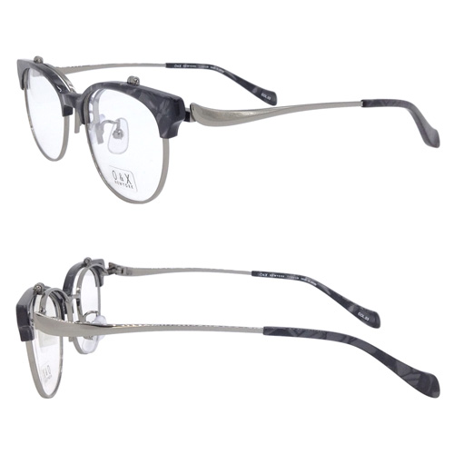 O&X NEW YORK オーアンドエックス 跳ね上げメガネ 単式 OT-8072J col.01/02/03/05 52mm 日本製 鯖江 4color