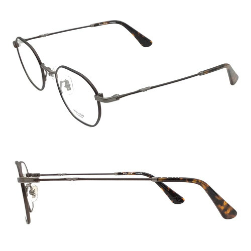 POLICE ポリス メガネ VPLF43J 0S11/0300/0613 48mm オクタゴン 軽量フレーム 3color