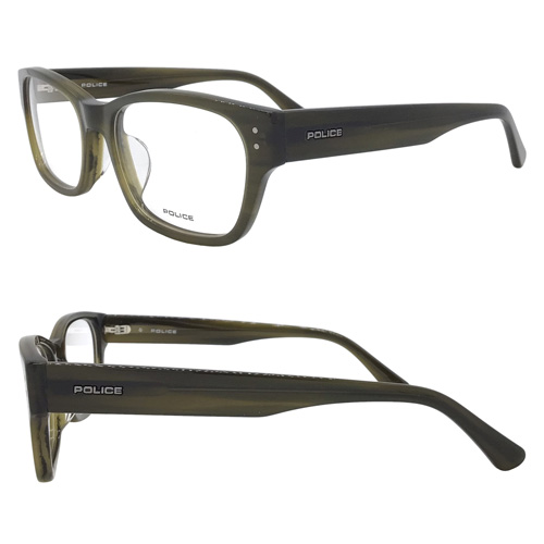 POLICE ポリス メガネ VPLL90J col.0G61/0700/0710 54mm スクエア 3color