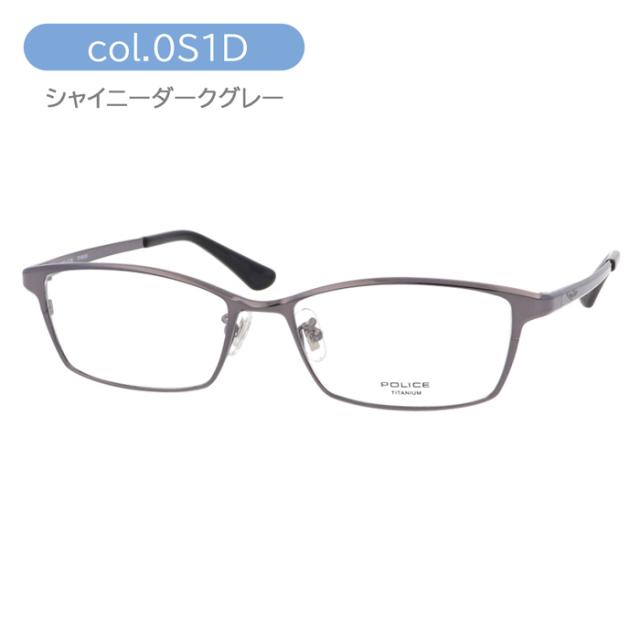 POLICE ポリス メガネ VPLR35J 0568/0P3T/0S1D 54mm スクエア 3color_7