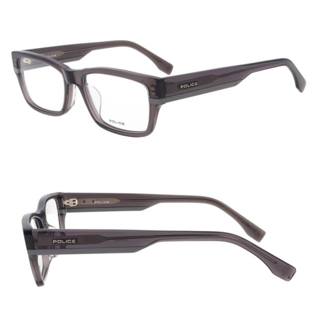 POLICE ポリス メガネ VPLR84J 0700/0710/04AL 53mm スクエア 3color
