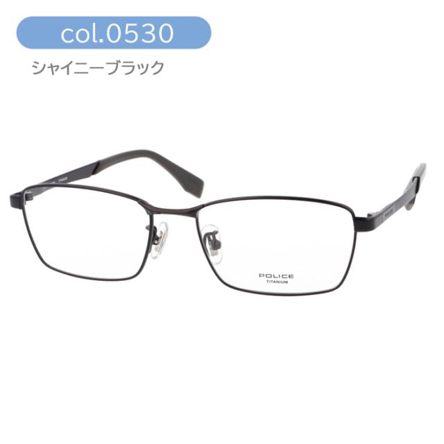 POLICE ポリス メガネ VPLT89J 0530/0568/0S11 54mm スクエア 3color