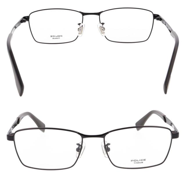 POLICE ポリス メガネ VPLT89J 0530/0568/0S11 54mm スクエア 3color