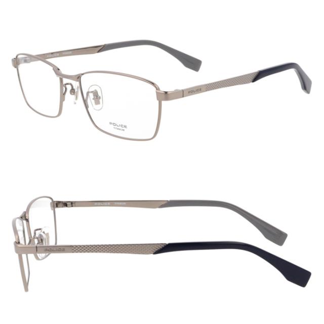 POLICE ポリス メガネ VPLT89J 0530/0568/0S11 54mm スクエア 3color