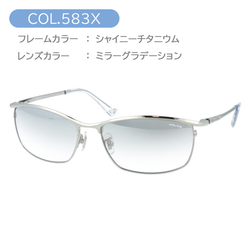 POLICE ポリス サングラス VOLTAGE SPLM30J col.0530/0568/583X 60mm 紫外線 UVカット 2024年 3color