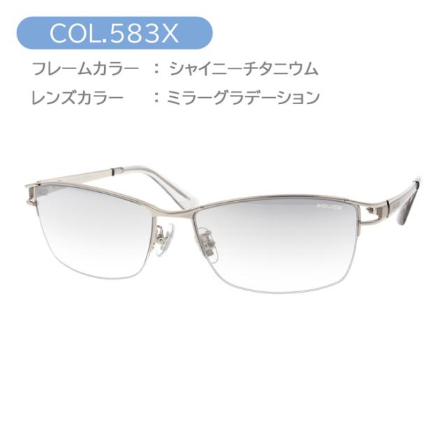 POLICE ポリス サングラス JET SPLQ03J col.0N28/0568/583X 59mm 紫外線 UVカット チタニウム 2025年 3color_7