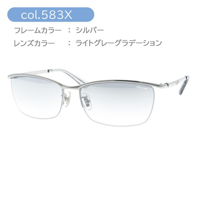 POLICE ポリス サングラス JET SPLQ05J col.583X/531N/0627 59mm