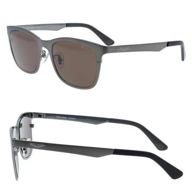 POLICE ポリス サングラス JET SPLQ07J col.530N/0627 52mm 紫外線 UVカット チタニウム 2025年 2color_5