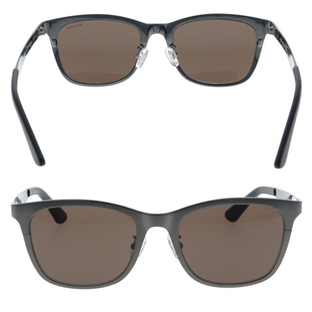 POLICE ポリス サングラス JET SPLQ07J col.530N/0627 52mm 紫外線 UVカット チタニウム 2025年 2color_6