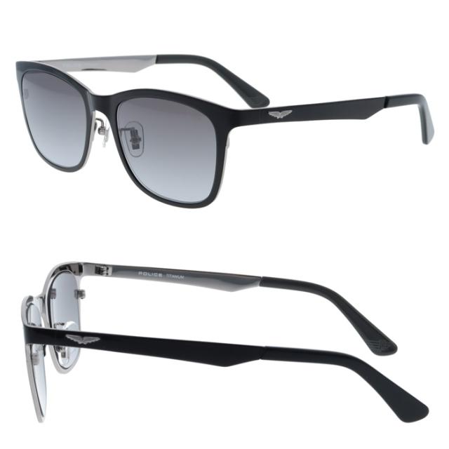 POLICE ポリス サングラス JET SPLQ07J col.530N/0627 52mm 紫外線 UVカット チタニウム 2025年 2color_2