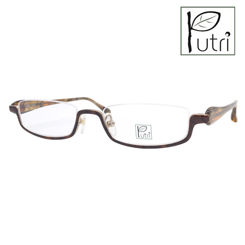 Putri プトゥリ メガネ EP-899 C-2/C-3/C-5 50mm TITANIUM 日本製 3color