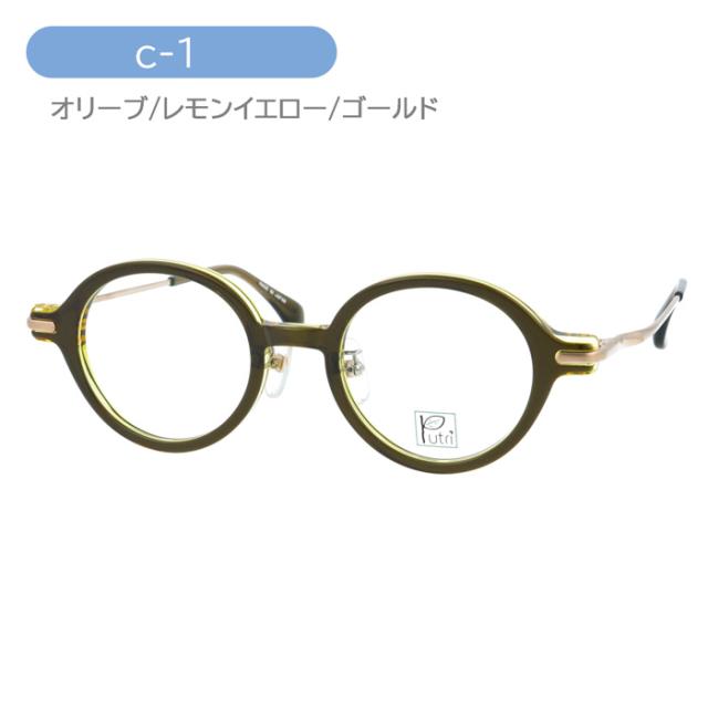 Putri プトゥリ メガネ EP-910 C-1/2 44mm ACETATE TITANIUM 日本製 2color