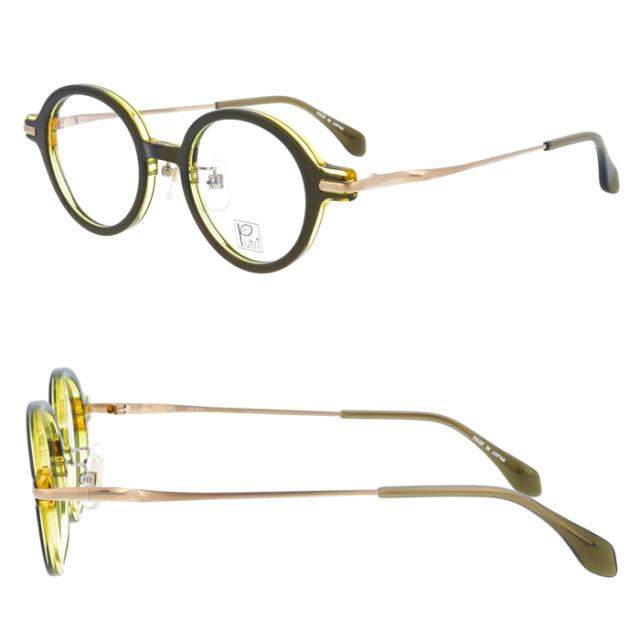 Putri プトゥリ メガネ EP-910 C-1/2 44mm ACETATE TITANIUM 日本製 2color