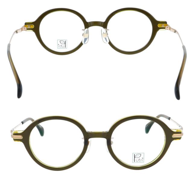 Putri プトゥリ メガネ EP-910 C-1/2 44mm ACETATE TITANIUM 日本製 2color