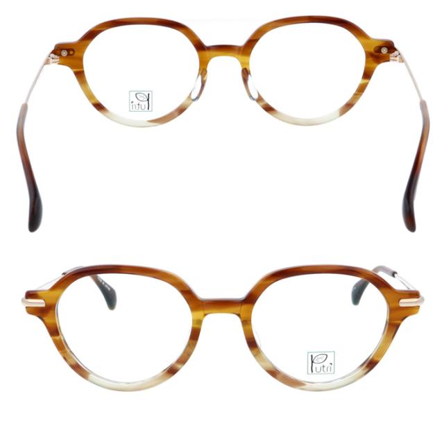 Putri プトゥリ メガネ EP-914 C-1/2 47mm ACETATE TITANIUM 日本製 2color