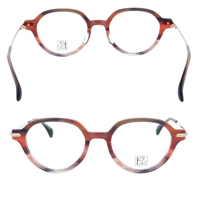 Putri プトゥリ メガネ EP-914 C-1/2 47mm ACETATE TITANIUM 日本製 2color