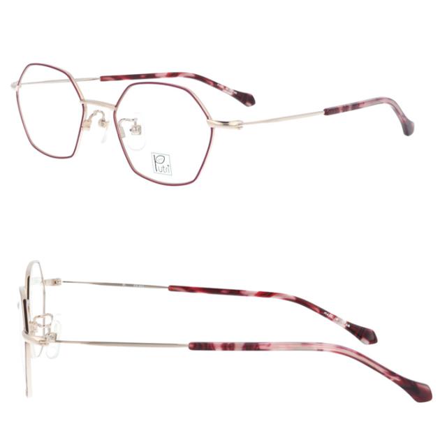 Putri プトゥリ メガネ EP-921 C-2/3/4/5 49mm TITANIUM 日本製 4color