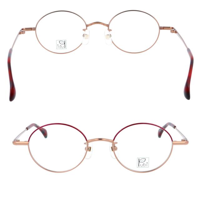 Putri プトゥリ メガネ EP-926 C-1/2/3 46mm TITANIUM 日本製 3color