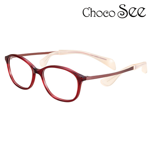 ちょこシー 老眼鏡 FG24517 col.DK 50mm ChocoSee 鼻に跡がつかないメガネ UVカット ブルーライトカット チョコシー Choco See ちょこシー 鼻に跡がつかない メガネ 老眼鏡 FG24517 &frasl;DK&frasl;RE 50mm 3color 鼻パッドなし  βチタン チョコシー シャルマン CHARMANT 送料無料