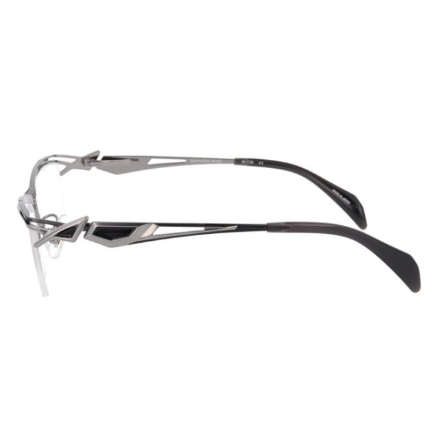 SAMURAI SHO サムライショウ メガネ SS-T128 col.3 58mm グレー 日本製 2025年 サムライ翔 ビジネスライン レンズ付き  レンズセット 度なし 度付きの通販は