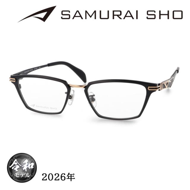 SAMURAI SHO サムライショウ メガネ SS-TR507 col.LTD1 51mm マットブラック/ゴールド 日本製 2026年 サムライ翔 トレンドライン リミテッド
