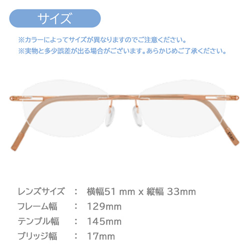 Silhouette シルエット メガネ TITAN NEXT GENERATION 5521 チタン ツーポイント リムレス 縁なし 6color