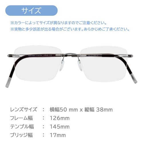 Silhouette シルエット メガネ TITAN NEXT GENERATION 5521 チタン ツーポイント リムレス 縁なし 6color