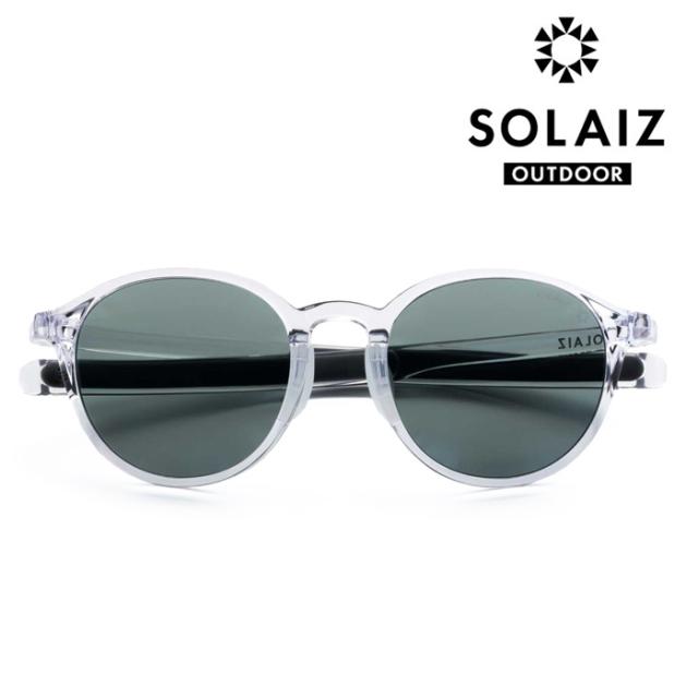 ERICA OPTICAL SOLAIZ OUTDOOR 偏光サングラス SLD-002 col.CRYSTAL 50mm 紫外線 UVカット ブルーライトカット HEVカット 近赤外線カット ソライズ アウトドア POLARIZED
