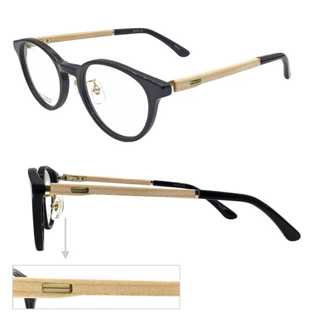 泰然自若 TAIZEN-JIJYAKU メガネ WD004 C-1/2/3/4 49mm 4Color