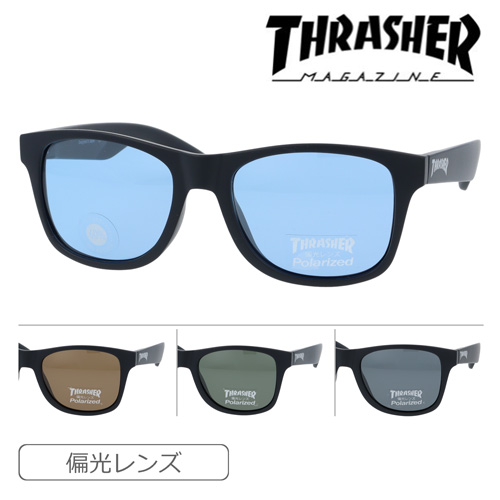 THRASHER スラッシャー 偏光サングラス RADICAL 1013 col.BK-BRP/GNP/LBL/SMP 55mm 紫外線 UVカット Polarized 4color 4,488円