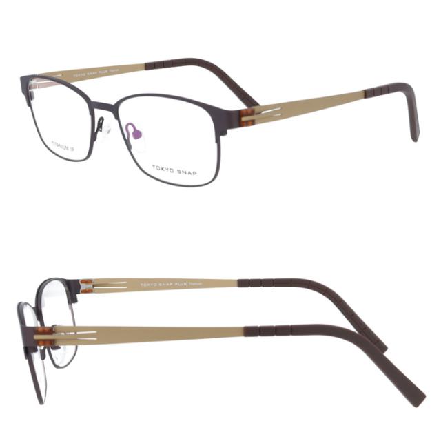 Tokyo Snap Plus トウキョウスナップ プラス メガネ TS-6003 col.C1/C3 52mm TITANIUM 東京スナップ 日本製 MADE IN JAPAN_5