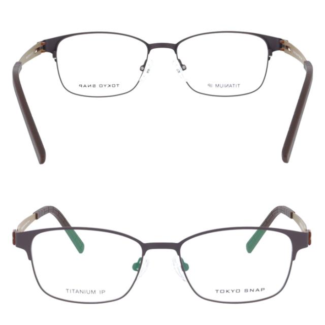 Tokyo Snap Plus トウキョウスナップ プラス メガネ TS-6003 col.C1/C3 52mm TITANIUM 東京スナップ 日本製 MADE IN JAPAN_6