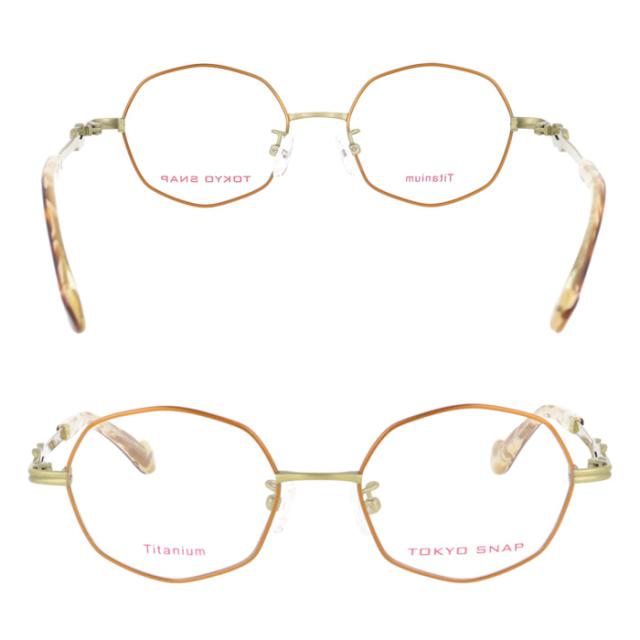 Tokyo Snap Plus トウキョウスナップ プラス メガネ TSP-1211 col.01/03 47mm TITANIUM  オクタゴン  東京スナップ