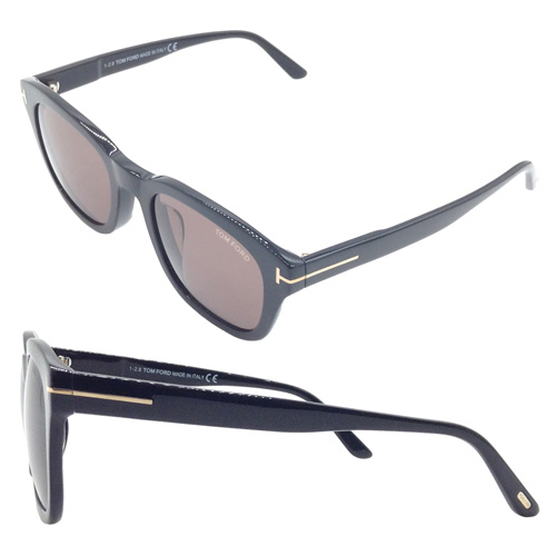 TOM FORD Eugenio TF676-F　サングラス Authentic Deadstock TOM FORD Black Sunglasses NOS / Model