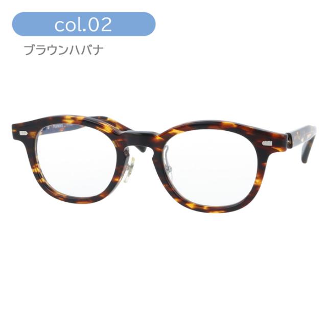 TURNING ターニング メガネ T-1103 col.01/02/04 48mm 日本製